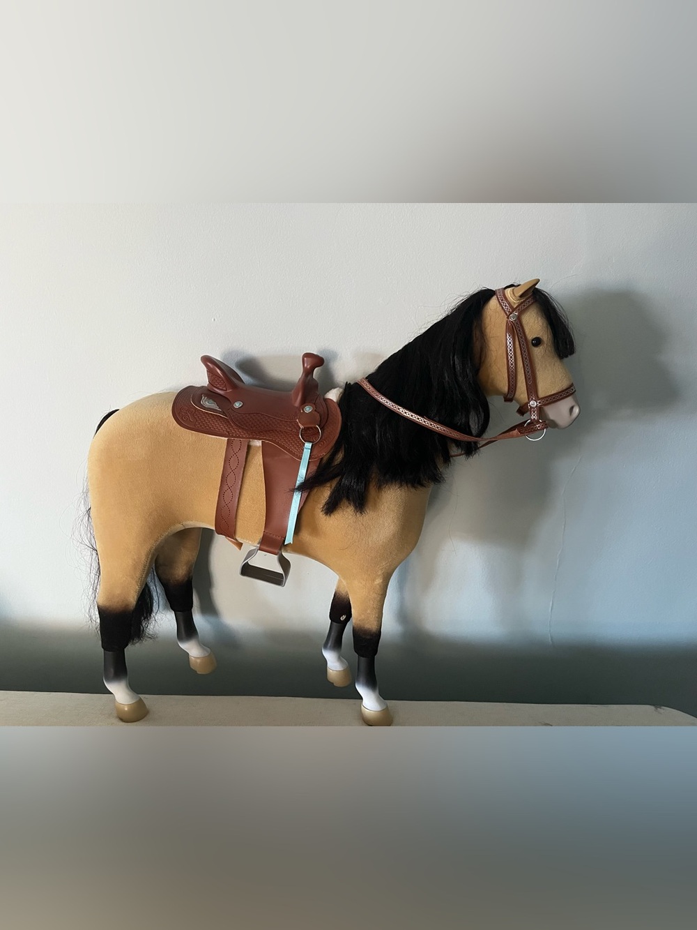 American girl doll horse and saddle